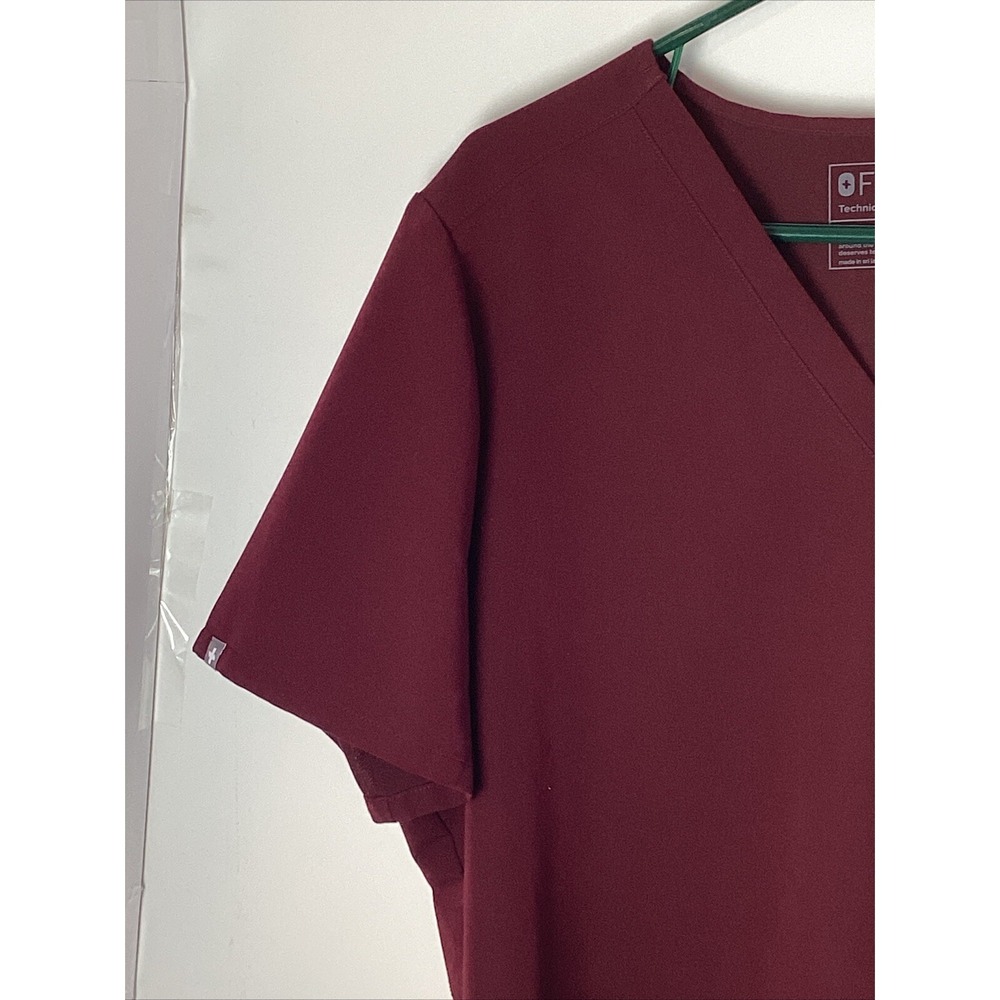 Figs Technical Collection Set Women's Burgundy Size XXL Top Jogger Pants XXL-P - Picture 3 of 16